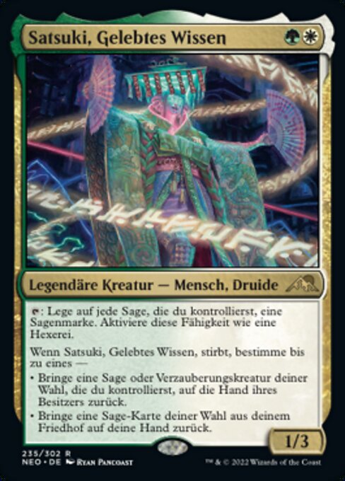 Satsuki, Gelebtes Wissen NEO-235 Rare Near Mint Deutsch