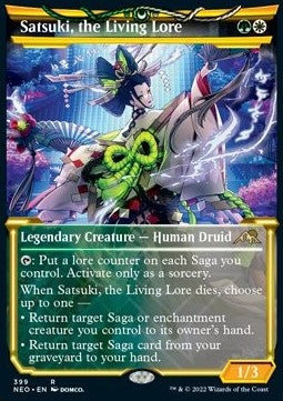 Satsuki, Gelebtes Wissen (V.1) XNEO-399 Rare Near Mint Englisch Foil