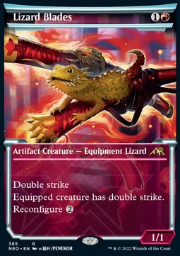 Lizard Blades XNEO-385 Rare Near Mint Englisch