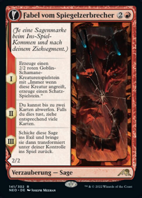 Fable of the Mirror-Breaker // Reflection of Kiki-Jiki NEO-141 Rare Near Mint Deutsch