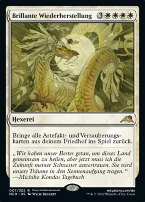 Brillante Wiederherstellung NEO-7 Rare Near Mint Deutsch