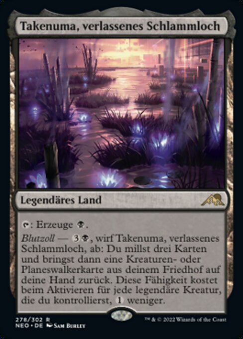 Takenuma, verlassenes Schlammloch NEO-278 Rare Near Mint Deutsch