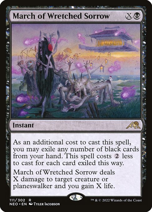 March of Wretched Sorrow NEO-111 Rare Near Mint Englisch Foil
