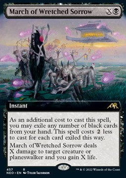 Prozession des elenden Kummers (V.2) XNEO-457 Rare Excellent Englisch Foil