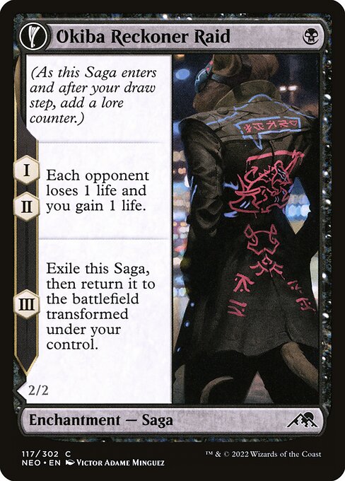Okiba Reckoner Raid // Nezumi Road Captain NEO-117 Common Near Mint Englisch
