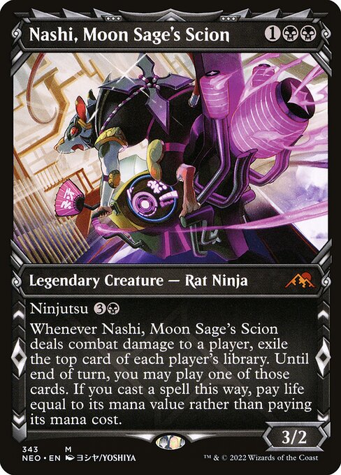 Nashi, Moon Sage's Scion XNEO-343 Mythic Near Mint Englisch
