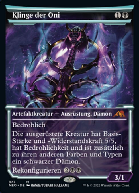 Klinge der Oni (V.1) XNEO-377 Mythic Near Mint Deutsch