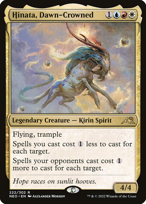 Hinata, gekrönt von der Morgenröte NEO-222 Rare Excellent Englisch Foil