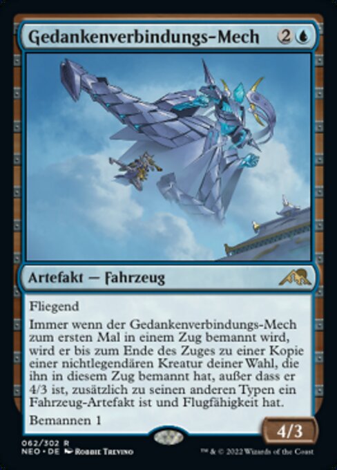 Gedankenverbindungs-Mech NEO-62 Rare Near Mint Deutsch