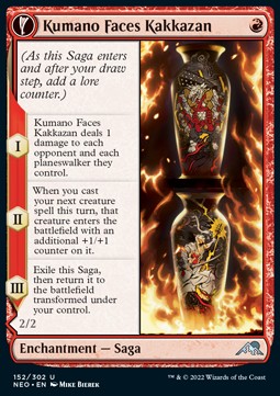 Kumano Faces Kakkazan // Etching of Kumano NEO-152 Uncommon Near Mint Englisch