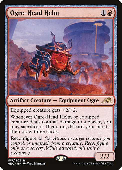 Ogre-Head Helm NEO-155 Rare Near Mint Englisch