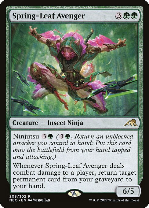 Spring-Leaf Avenger NEO-208 Rare Near Mint Englisch
