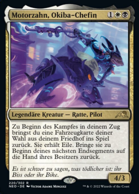 Motorzahn, Okiba-Chefin NEO-220 Rare Near Mint Deutsch