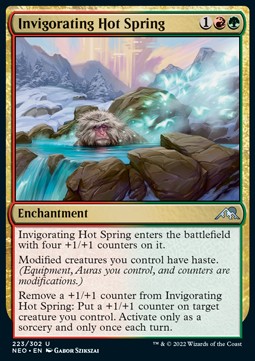 Invigorating Hot Spring NEO-223 Uncommon Near Mint Englisch