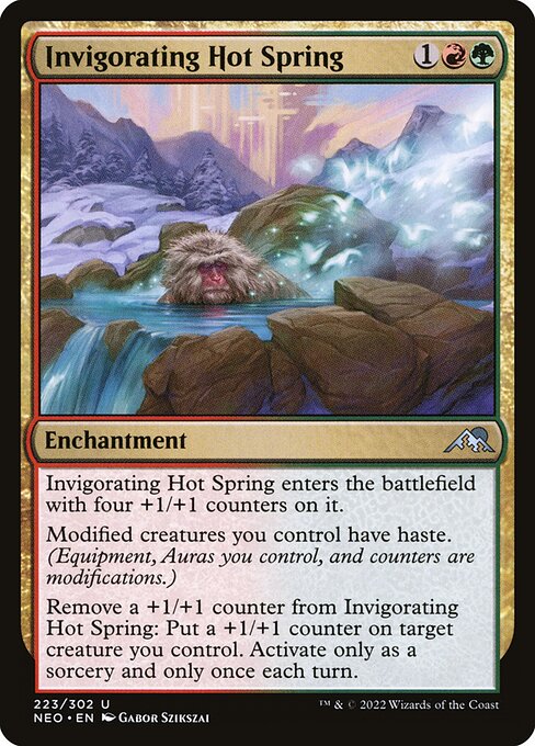 Invigorating Hot Spring NEO-223 Uncommon Near Mint Englisch