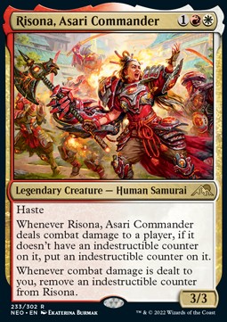 Risona, Asari Commander NEO-233 Rare Near Mint Englisch