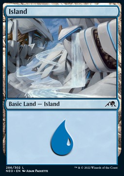 Insel (V.4) NEO-286 Land Near Mint Englisch Foil