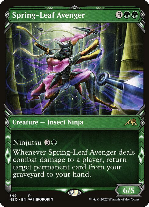 Spring-Leaf Avenger XNEO-349 Rare Excellent Englisch Foil