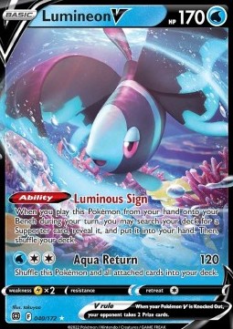 Lumineon V BRS-040 Ultra Rare Excellent Deutsch