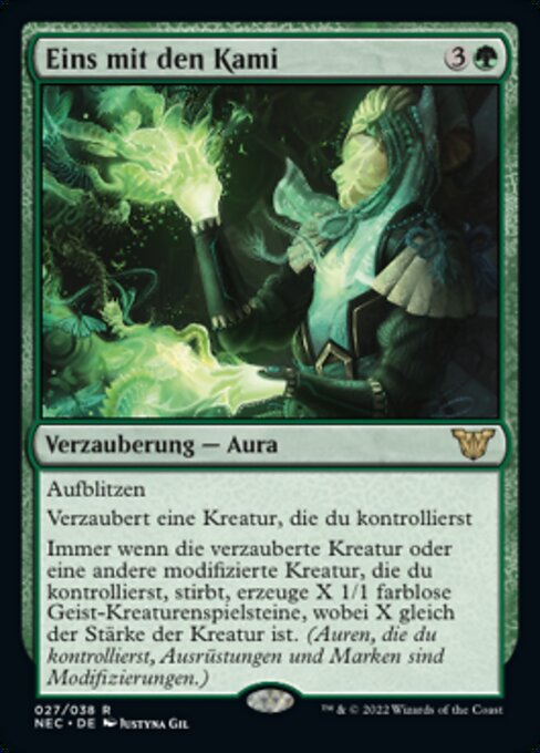 Eins mit den Kami (V.1) NEC-27 Rare Near Mint Deutsch