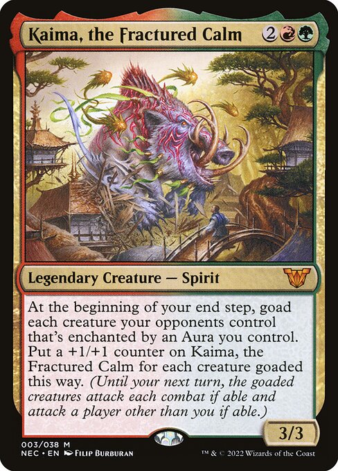 Kaima, the Fractured Calm NEC-3 Mythic Near Mint Englisch Foil
