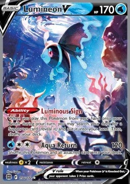 Lumineon V BRS-156 Ultra Rare Excellent Deutsch