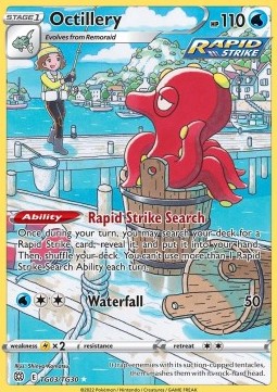 Octillery BRS-TG03 Holo Rare Near Mint Englisch