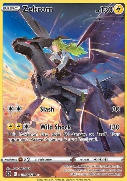 Zekrom BRS-TG05 Holo Rare Good Englisch