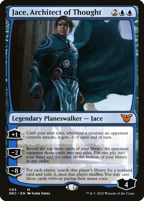 Jace, Architect of Thought NEC-93 Mythic Near Mint Englisch