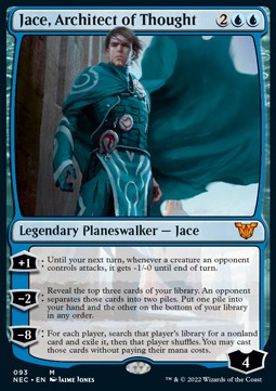 Jace der Gedankenarchitekt NEC-93 Mythic Excellent Deutsch
