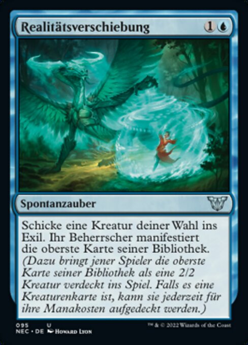 Realitätsverschiebung NEC-95 Uncommon Near Mint Deutsch
