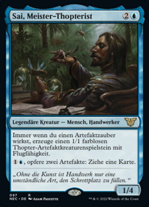 Sai, Meister-Thopterist NEC-97 Rare Near Mint Deutsch