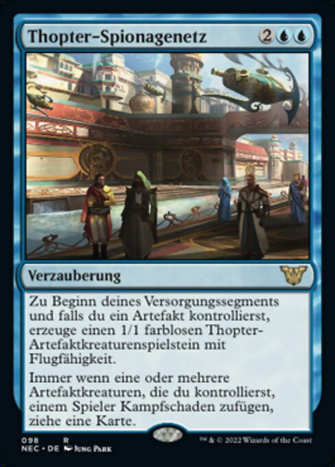 Thopter-Spionagenetz NEC-98 Rare Excellent Deutsch