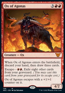 Ochse von Agonas NEC-108 Mythic Near Mint Deutsch