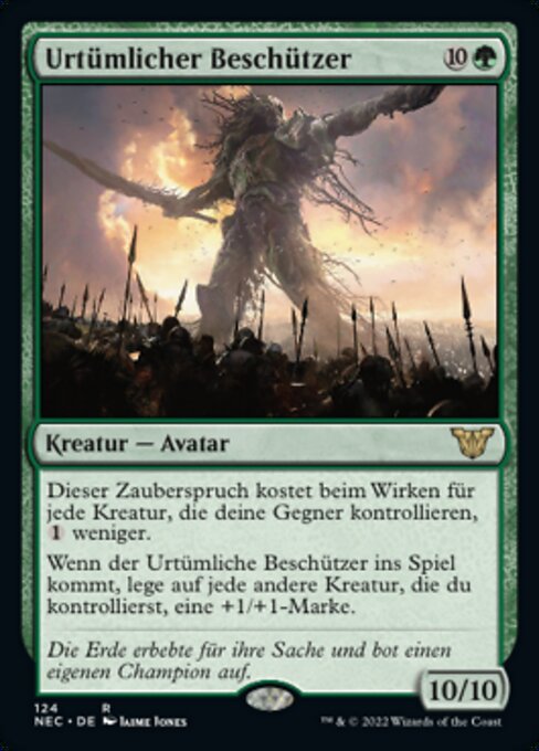 Urtümlicher Beschützer NEC-124 Rare Near Mint Deutsch