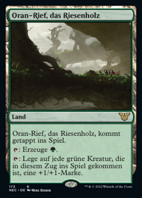Oran-Rief, das Riesenholz NEC-173 Rare Near Mint Deutsch