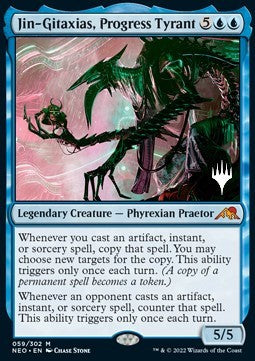 Jin-Gitaxias, Fortschrittstyrann (V.2) PNEO-59 Mythic Excellent Englisch