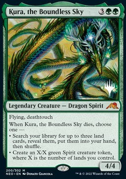 Kura, the Boundless Sky PNEO-200 Mythic Near Mint Englisch