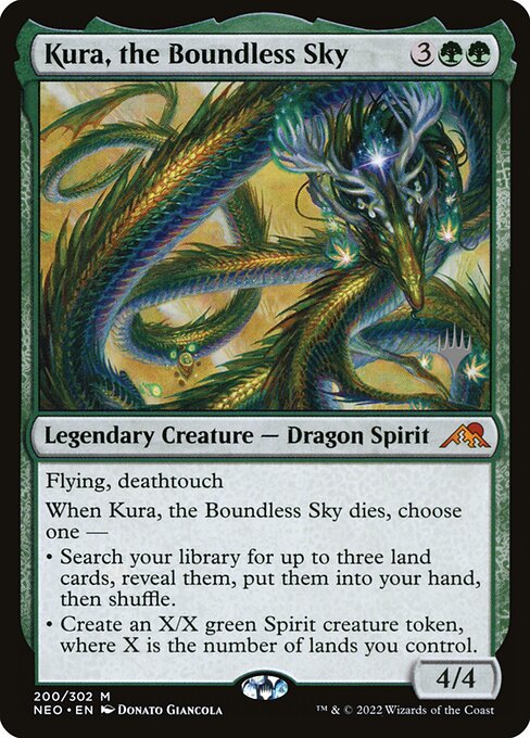 Kura, the Boundless Sky PNEO-200 Mythic Near Mint Englisch