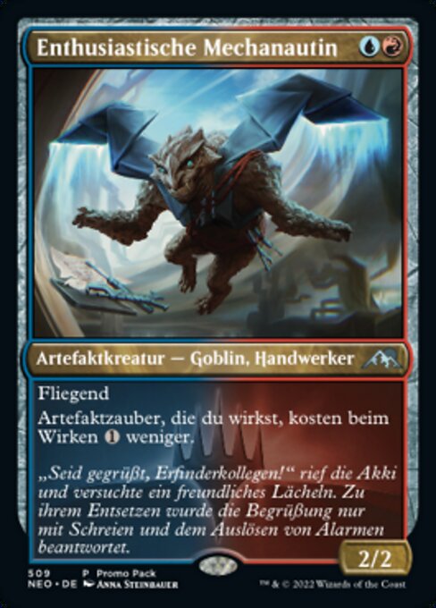 Enthusiastische Mechanautin PNEO-509 Uncommon Excellent Deutsch Foil