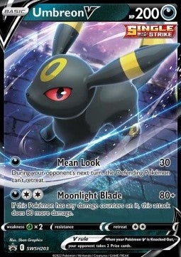Umbreon V SWSH-203 Promo Excellent Französisch