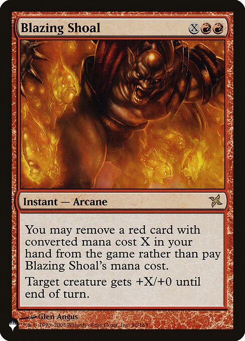 Blazing Shoal ZNL-96 Rare Near Mint Englisch