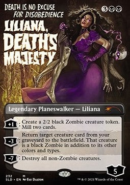 Liliana, Regentin des Todes SLDOS-232 Mythic Excellent Englisch Foil