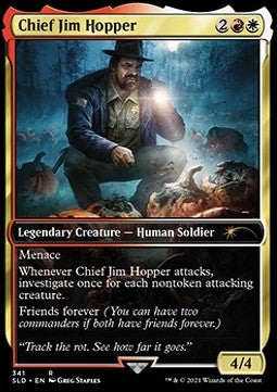 Chief Jim Hopper SLDOS-341 Rare Near Mint Englisch