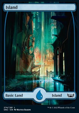 Insel (V.1) SNC-274 Land Near Mint Deutsch Foil