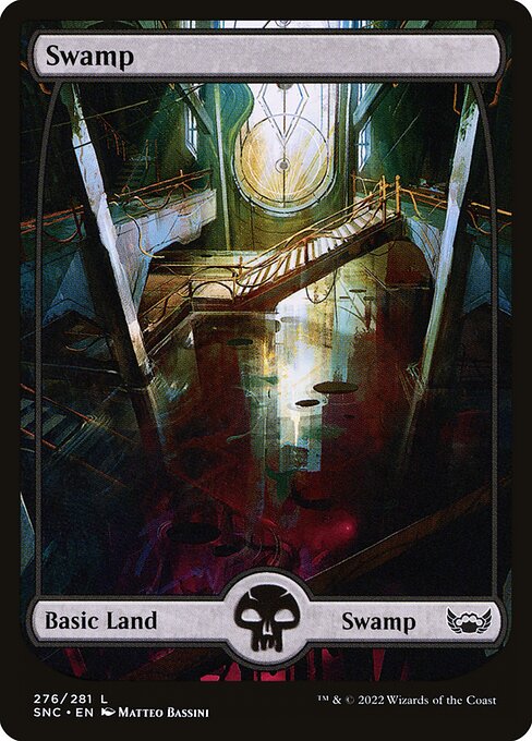 Swamp SNC-276 Land Near Mint Englisch