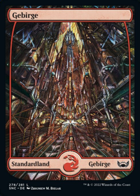 Gebirge (V.1) SNC-278 Land Near Mint Deutsch