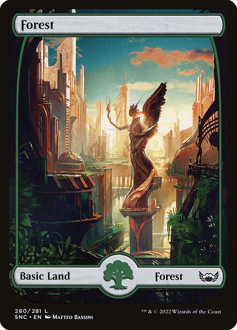 Wald (V.1) SNC-280 Land Excellent Englisch Foil