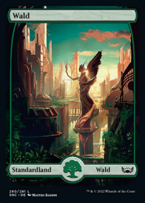Wald (V.1) SNC-280 Land Near Mint Deutsch Foil