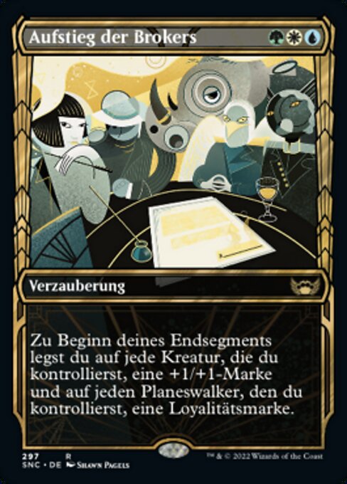 Aufstieg der Brokers (V.1) XSNC-297 Rare Near Mint Deutsch